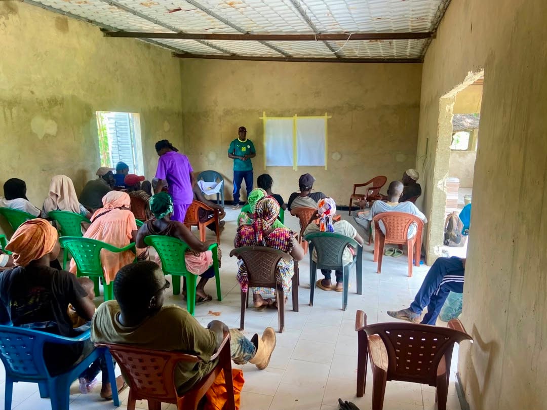 Session théorique avec les acteurs du jardin communautaire